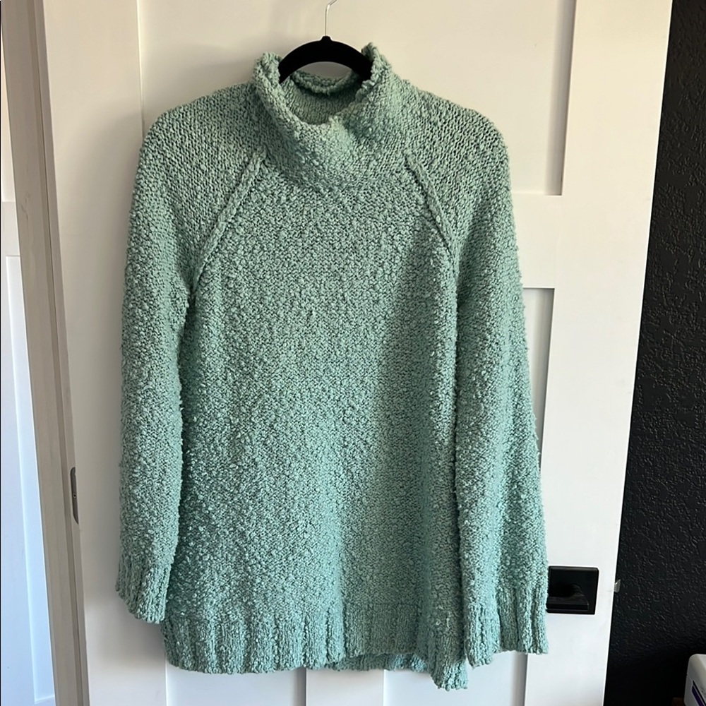 Moth by Anthropologie Turquoise Large Women's Sweater